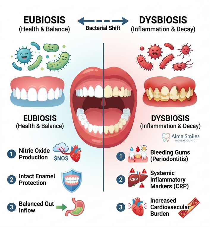 Eubiosis and Dysbiosis