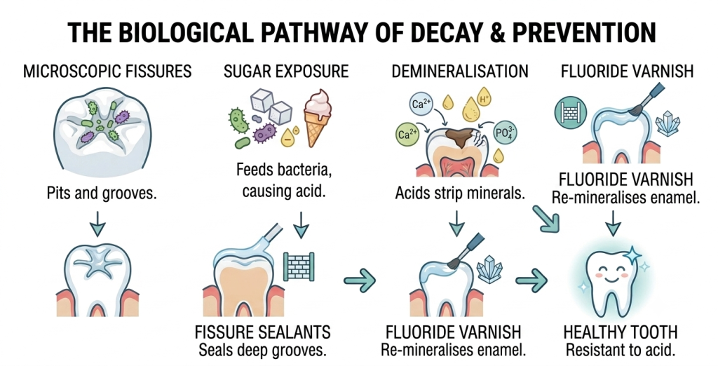 Biological Pathway of Decay & Prevention