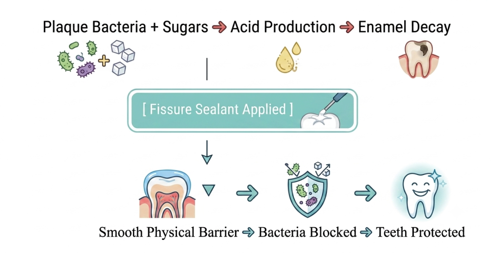 Fissure Sealants - Alma Smiles
